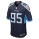 Men's Tennessee Titans Kyle Peko Nike  Navy Team Game Jersey