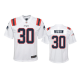 Youth Nike NFL New England Patriots Mack Wilson #30 White Limited Jersey