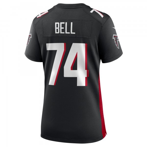 Women's Atlanta Falcons Travis Bell Nike  Black Team Game Jersey