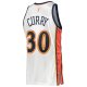 Men's Golden State Warriors Stephen Curry Mitchell & Ness White 2009/10 Hardwood Classics Jersey