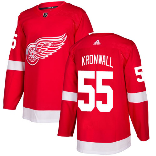 Adidas Detroit Red Wings #55 Niklas Kronwall Red Home Stitched NHL Jersey