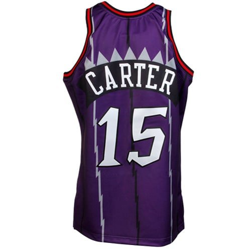 Mitchell & Ness Vince Carter Toronto Raptors 1998/99 Throwback Jersey - Purple