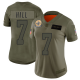 Women's New Orleans Saints #7 Taysom Hill CamoStitched NFL Limited 2019 Salute to Service Jersey