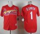 St. Louis Cardinals #1 Ozzie Smith Red Cool Base Stitched MLB Jersey