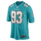 Men's Miami Dolphins Trey Flowers Nike Aqua Game Player Jersey