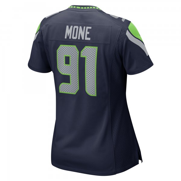 Women's Seattle Seahawks Bryan Mone Nike College Navy  Game Jersey