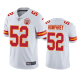 Men's Kansas City Chiefs #52 Creed Humphrey White Vapor Limited Jersey