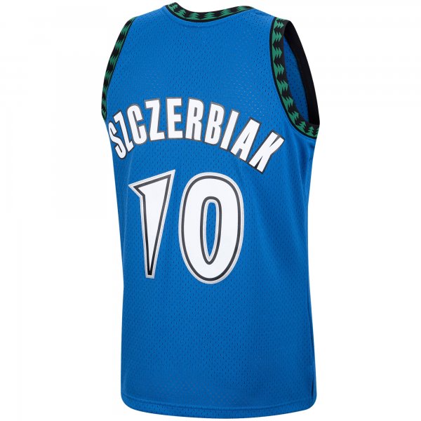 Men's Minnesota Timberwolves Wally Szczerbiak Mitchell & Ness Blue 2001/02 Hardwood Classics Swingman Jersey