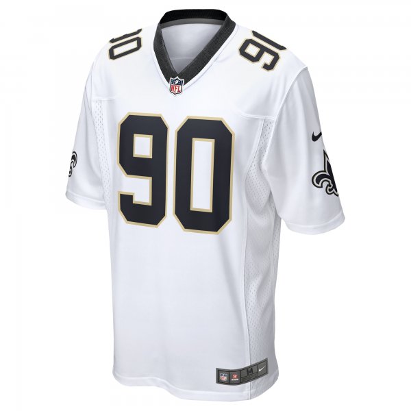 Men's New Orleans Saints Bryan Bresee Nike  White  Game Jersey