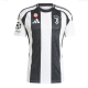 adidas Juventus Dušan Vlahović Home Jersey w/ Champions League + Copa Italia Patches 24/25 (White/Black)