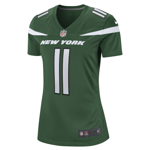 Women's New York Jets Jermaine Johnson II Nike Gotham Green Game Jersey