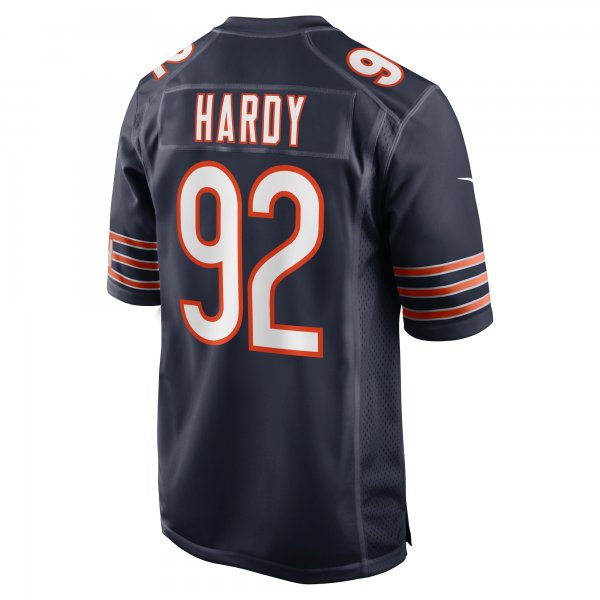 Men's Chicago Bears Daniel Hardy Nike  Navy Team Game Jersey