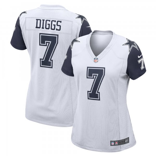 Women's Dallas Cowboys Trevon Diggs Nike White Team Game Jersey