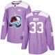 Adidas Colorado Avalanche #33 Patrick Roy Purple Fights Cancer Stitched NHL Jersey