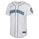 Youth Seattle Mariners Julio RodrÃÂ­guez Nike White Home Limited Player Jersey