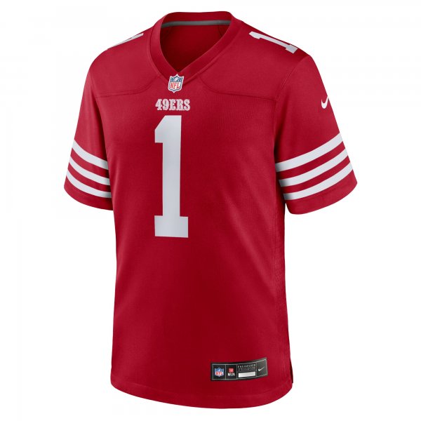 Men's San Francisco 49ers Deebo Samuel Sr Nike Scarlet Men's Nike Game Jersey