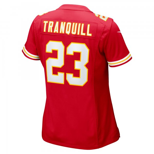 Women's Kansas City Chiefs Drue Tranquill Nike Red Game Player Jersey