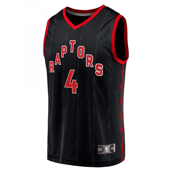 Youth Toronto Raptors Scottie Barnes Fanatics Black Fast Break Player Jersey - Statement Edition