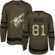 Arizona Coyotes #81 Phil Kessel Green Salute to Service Stitched NHL Jersey