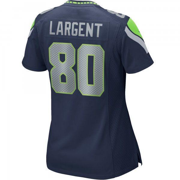 Women's Seattle Seahawks Steve Largent Nike College Navy Game Retired Player Jersey