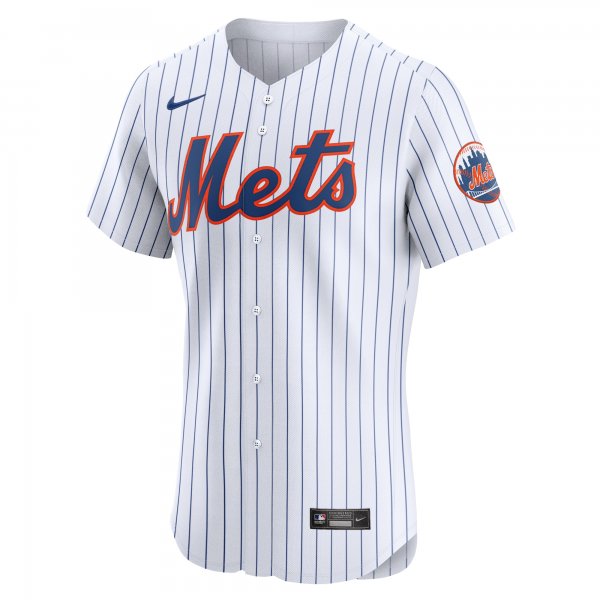 Men's New York Mets Nike White Home Elite Jersey