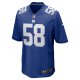 Men's New York Giants Bobby Okereke Nike Royal Game Player Jersey