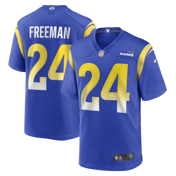 Men's Los Angeles Rams Royce Freeman Nike Royal  Game Jersey