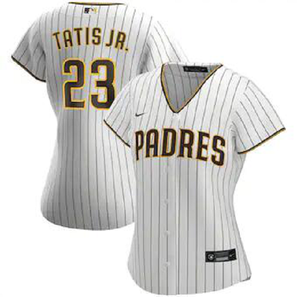 Women's San Diego Padres #23 Fernando Tatis Jr. Nike White Alternate 2020 MLB Jersey