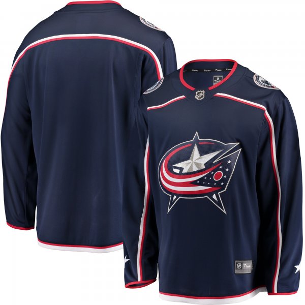 Men's Columbus Blue Jackets Fanatics Navy Breakaway Home Jersey