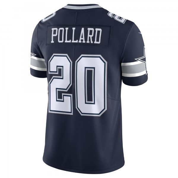 Men's Dallas Cowboys Tony Pollard Nike Navy 2020 Vapor Limited Jersey