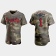 Ozzie Albies Atlanta Braves 2021 National Armed Forces Day MLB Jersey - Camo