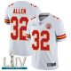 Kansas City Chiefs #32 Marcus Allen White Super Bowl LIV Bound Men's Stitched NFL Vapor Untouchable Limited Jersey