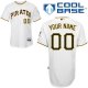 Pittsburgh Pirates White Men's Customized Cool Base MLB Jersey