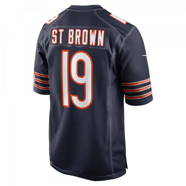 Men's Chicago Bears Equanimeous St. Brown Nike Navy Game Player Jersey