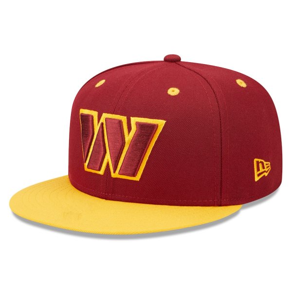 Washington Commanders Red And Yellow Cap