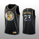 Men's Toronto Raptors #23 Fred VanVleet 2021/22 Black Golden Edition 75th Anniversary Diamond Logo Stitched NBA Jersey