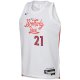 Youth Philadelphia 76ers Joel Embiid Nike White 2022/23 Swingman Jersey - City Edition