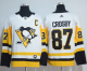 Adidas Pittsburgh Penguins #87 Sidney Crosby White Road Stitched NHL Jersey