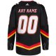 Men's Calgary Flames  adidas Black Alternate  Primegreen Custom Jersey