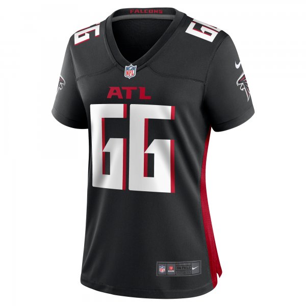 Women's Atlanta Falcons John Leglue Nike  Black Team Game Jersey