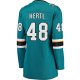 Women's San Jose Sharks Tomas Hertl Fanatics Teal Breakaway Jersey