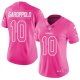 Nike New England Patriots #10 Jimmy Garoppolo Pink Women's Stitched NFL Limited Rush Fashion Jersey