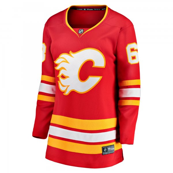 Women's Calgary Flames Adam Ruzicka Fanatics Red Home Breakaway Player Jersey