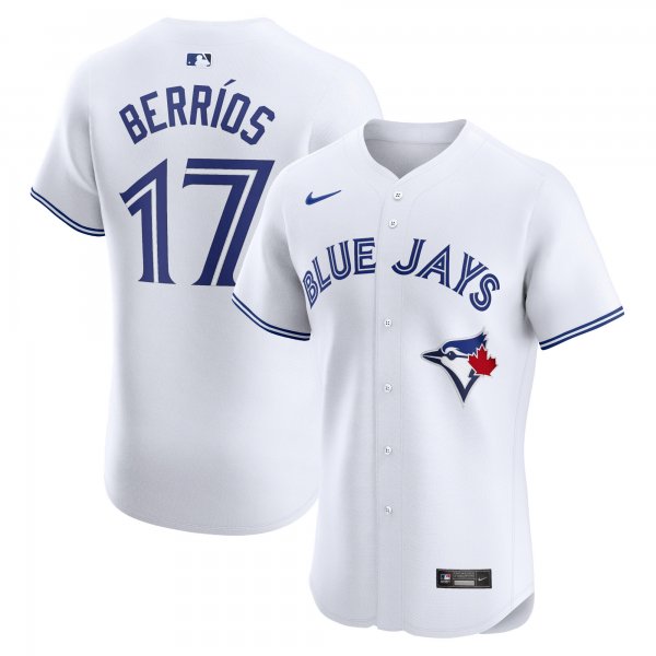 Men's Toronto Blue Jays Jose Berrios Nike White Home Elite Player Jersey