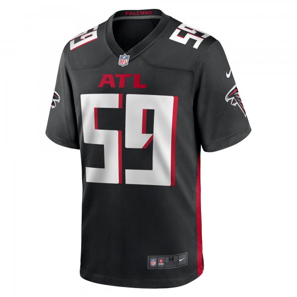 Men's Atlanta Falcons Andre Smith Nike  Black  Game Jersey