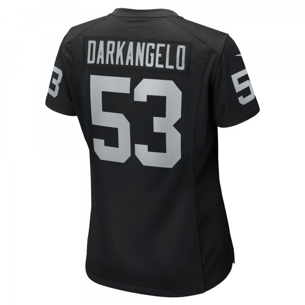 Women's Las Vegas Raiders Isaac Darkangelo Nike  Black Team Game Jersey