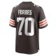 Men's Cleveland Browns Drew Forbes Nike  Brown Team Game Jersey