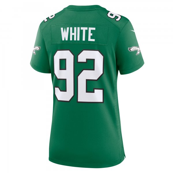 Women's Philadelphia Eagles Reggie White Nike Kelly Green Alternate Game Jersey