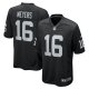 Men's Las Vegas Raiders Jakobi Meyers Nike Black Game Player Jersey