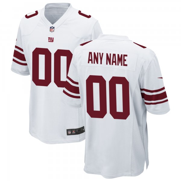 Men's New York Giants Nike White Custom Game Jersey